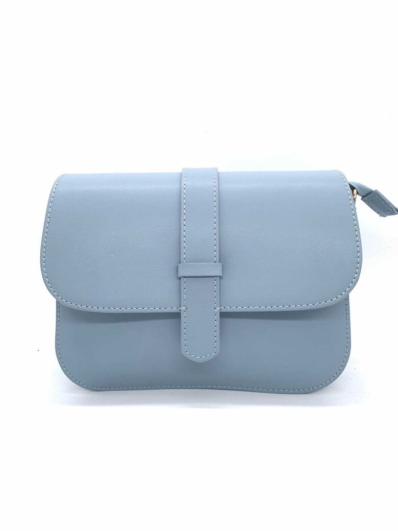 Ādas soma, Gaiši zilā krāsā, ražots Itālijā